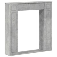 Haardombouw Betongrijs 100 x 20 x 100 cm Bewerkt hout 2