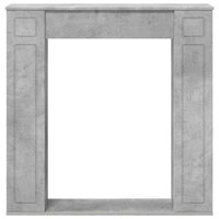 Haardombouw Betongrijs 100 x 20 x 100 cm Bewerkt hout 4