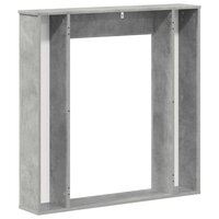 Haardombouw Betongrijs 100 x 20 x 100 cm Bewerkt hout 6