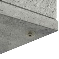 Haardombouw Betongrijs 100 x 20 x 100 cm Bewerkt hout 8