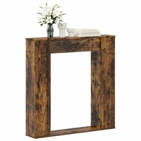 Haardombouw Gerookt eiken 100 x 20 x 100 cm Bewerkt hout 3