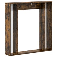 Haardombouw Gerookt eiken 100 x 20 x 100 cm Bewerkt hout 6