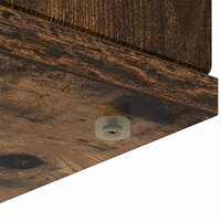 Haardombouw Gerookt eiken 100 x 20 x 100 cm Bewerkt hout 8