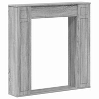Haardombouw Grijs Sonoma 100 x 20 x 100 cm Bewerkt hout 2
