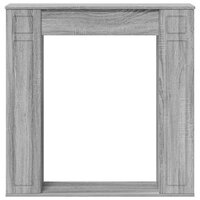 Haardombouw Grijs Sonoma 100 x 20 x 100 cm Bewerkt hout 4
