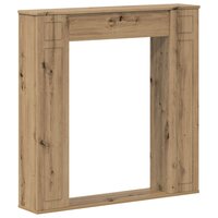 Haardombouw Artisanaal eiken 100 x 20 x 100 cm Bewerkt hout 2