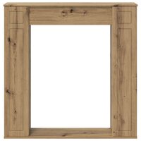 Haardombouw Artisanaal eiken 100 x 20 x 100 cm Bewerkt hout 4