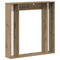 Haardombouw Artisanaal eiken 100 x 20 x 100 cm Bewerkt hout 6