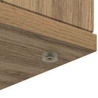 Haardombouw Artisanaal eiken 100 x 20 x 100 cm Bewerkt hout 8