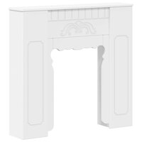 Haardombouw Wit 93 x 20 x 89 cm Bewerkt hout 2