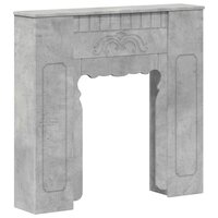 Haardombouw Betongrijs 93 x 20 x 89 cm Bewerkt hout 2