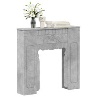 Haardombouw Betongrijs 93 x 20 x 89 cm Bewerkt hout 3