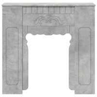 Haardombouw Betongrijs 93 x 20 x 89 cm Bewerkt hout 4