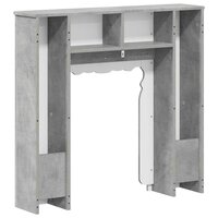 Haardombouw Betongrijs 93 x 20 x 89 cm Bewerkt hout 6