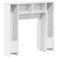 Haardombouw Hoogglans Wit 93 x 20 x 89 cm Bewerkt hout 6