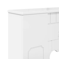 Haardombouw Hoogglans Wit 93 x 20 x 89 cm Bewerkt hout 7