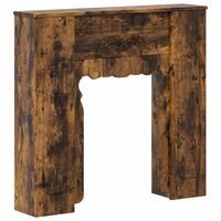 Haardombouw Gerookt eiken 93 x 20 x 89 cm Bewerkt hout 2