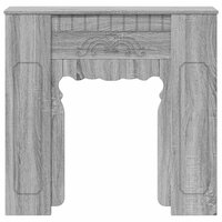 Haardombouw Grijs Sonoma 93 x 20 x 89 cm Bewerkt hout 4