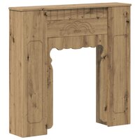 Haardombouw Artisanaal eiken 93 x 20 x 89 cm Bewerkt hout 2