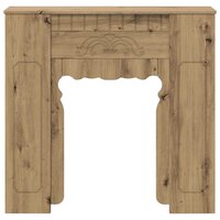 Haardombouw Artisanaal eiken 93 x 20 x 89 cm Bewerkt hout 4