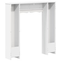 Haardombouw Wit 102 x 20 x 102 cm Bewerkt hout 6