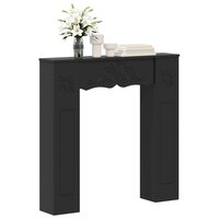 Haardombouw Zwart 102 x 20 x 102 cm Bewerkt hout 3
