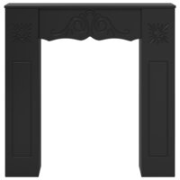 Haardombouw Zwart 102 x 20 x 102 cm Bewerkt hout 4