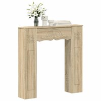 Haardombouw Sonoma Eiken 102 x 20 x 102 cm Bewerkt hout 3