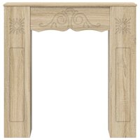 Haardombouw Sonoma Eiken 102 x 20 x 102 cm Bewerkt hout 4