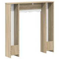 Haardombouw Sonoma Eiken 102 x 20 x 102 cm Bewerkt hout 6