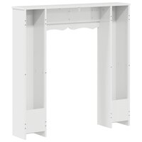 Haardombouw Hoogglans Wit 102 x 20 x 102 cm Bewerkt hout 6