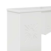 Haardombouw Hoogglans Wit 102 x 20 x 102 cm Bewerkt hout 7
