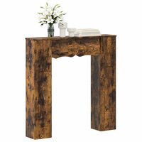Haardombouw Gerookt eiken 102 x 20 x 102 cm Bewerkt hout 3
