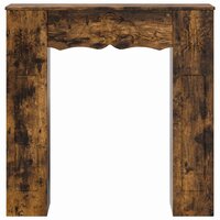 Haardombouw Gerookt eiken 102 x 20 x 102 cm Bewerkt hout 4