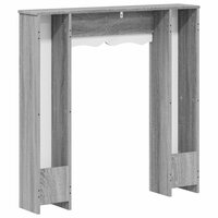Haardombouw Grijs Sonoma 102 x 20 x 102 cm Bewerkt hout 6