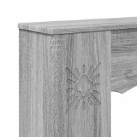 Haardombouw Grijs Sonoma 102 x 20 x 102 cm Bewerkt hout 7