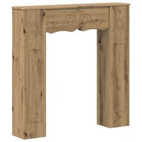 Haardombouw Artisanaal eiken 102 x 20 x 102 cm Bewerkt hout 2
