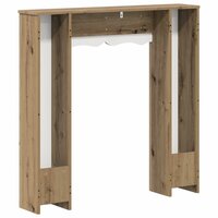 Haardombouw Artisanaal eiken 102 x 20 x 102 cm Bewerkt hout 6