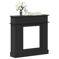 Haardombouw Zwart 102 x 26 x 100 cm Bewerkt hout 3