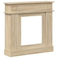Haardombouw Sonoma Eiken 102 x 26 x 100 cm Bewerkt hout 2