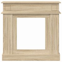 Haardombouw Sonoma Eiken 102 x 26 x 100 cm Bewerkt hout 4