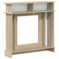 Haardombouw Sonoma Eiken 102 x 26 x 100 cm Bewerkt hout 6