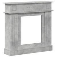 Haardombouw Betongrijs 102 x 26 x 100 cm Bewerkt hout 2