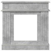 Haardombouw Betongrijs 102 x 26 x 100 cm Bewerkt hout 4