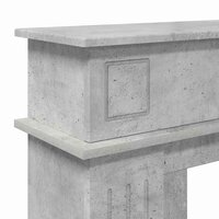 Haardombouw Betongrijs 102 x 26 x 100 cm Bewerkt hout 7