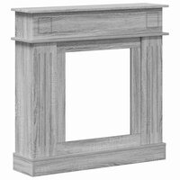 Haardombouw Grijs Sonoma 102 x 26 x 100 cm Bewerkt hout 2