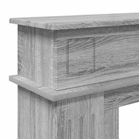 Haardombouw Grijs Sonoma 102 x 26 x 100 cm Bewerkt hout 7