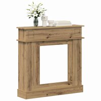 Haardombouw Artisanaal eiken 102 x 26 x 100 cm Bewerkt hout 3