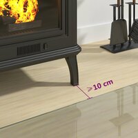 Vuurplaats Glazen Plaat Doorzichtig 800 x 600 mm Glas 5
