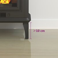 Vuurplaats Glazen Plaat Doorzichtig 1000 x 600 mm Glas 4